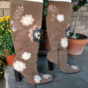 Nine West Vintage Suede Knee High Boots 6.5